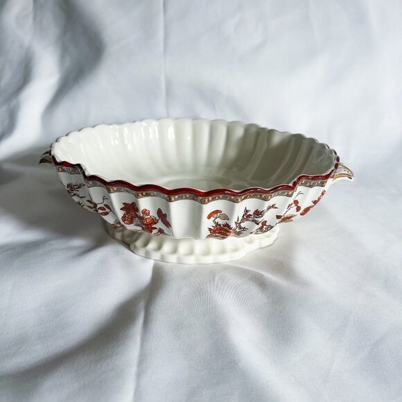 Copeland India Tree Serving Bowl with Handles, Rare - Picture 1 of 13